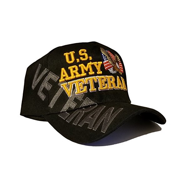Army Baseball Cap US Veteran with American Flag and Bald Eagle USA Patriotic Military Hat