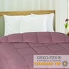 Superior Brushed Microfiber Solid Comforter, Down Alternative Bedding, Reversible, Medium
