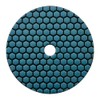 7" High Performance Dry Stone/Concrete Polishing Pads, 1.5mm Segment Height,