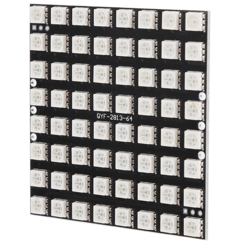 WS2812 64Digit RGB 5050 LED Development Board BuiltIn Full Color