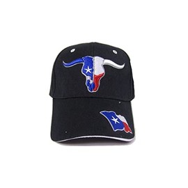Trade Winds Embroidered Texans Texas Hookem Horns Lonestar Star Baseball Cap Hat Multi