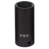 ITC 1/2-Inch Drive, 11/16“, Deep, 6 Point, SAE Impact Socket,