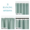 RYB HOME Bathroom Curtains Blackout - Thermal Insulating Privacy Small