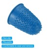 PATIKIL 0.71x1.14 Inch Rubber Finger Tips, 10 Pack Silicone Thumb