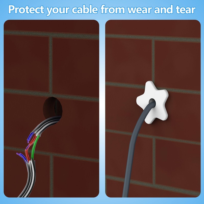 Starlink Cable Installation kit for 5/8 inch Wall Hole,starlink min