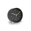 Karlsson Alarm clock 'Lofty' (Black), Metal, 11 x 4,5 x