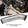Motorcycle Full Exhaust System Vent Middle Pipe Link Connect for