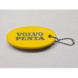 Volvo Penta New VOLVO PENTA Marine Foam Floating Boat Key Chain Boating Yellow Keychain