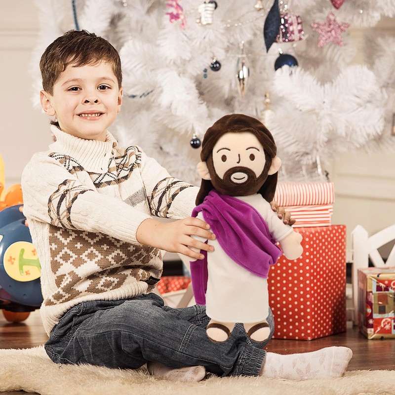 Yelakey 13" Jesus Plush Jesus Stuffed Doll Religious Easter Gifts