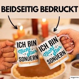 Sarkasmus Sarkastisch Tasse Geschenk Lustige Geschenkidee Nicht Stur Sondern Meinungsstabil (Rosa)