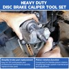 weyleity Universal Heavy-Duty Disc Brake Caliper Tool Kit | 24pcs