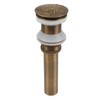 Bathroom Kitchen Sink Drain All Copper Pop Up Sink Drain