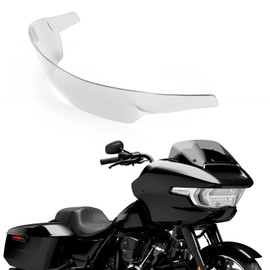 Bravema Motorcycle Headlight Lens Cover, Front Headlamp Protection Cover Waterproof Anti-Scratch Lenses Guard Fit for Harley Touring CVO Road Glide FLTRXSE 2023-2024/ST 2024(Clear)