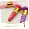 FOMIYES 3pcs Makeup Sponge with Handle Versatile Blending Tool for