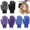 EIH1 3 Paar hitzebeständige Handschuhe für das Haarstyling mit rutschfester
