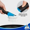 MR.SIGA Soap Dispensing Dish Brush Storage Set, Kitchen Brush with
