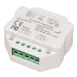 McShine - Push Dimmer | TD-24 | Suitable for LED Max. 240 W, 230 V, Suitable for Flush-Mounted Box