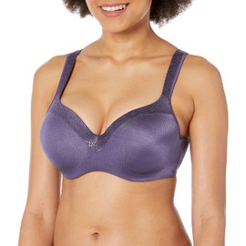 Playtex Women's Secrets Underwire Balconette T-Shirt Bra for Full Figures (Retired Colors), Purple Aura, 36D