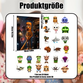 MXYZQDE Pack of 24 Brain Red Desk Sculpture, Italian Brain Red Anime Figure, Unique Office and Home Decorations, Suitable for Sharing Happiness on Birthday Holidays or Special Occasions