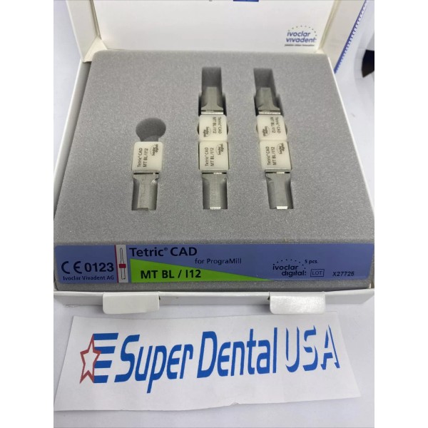 Ivoclar Vivadent Box/5 IPS Tetric CAD Refill for PrograMill MT
