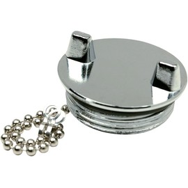Seachoice Replacement Gas Fill Cap, Chrome-Plated Zamak