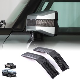 for Hummer EV Accessories Rearview Mirror Molding Cover Anti-Scratch Trims,ABS Rearview Mirror Protector for Hummer EV SUV Pickup Truck 2022-2024 2025+ Exterior Decoration (Carbon Fiber Pattern)