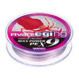VARIVAS (バリバス) 9-Strand PE Line Avani Egging Max Power PE X9 150m White (Marking) 0.8#