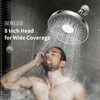 Filtered Shower Head - 8 Inches High Pressure Fixed Rain