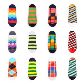 WeciBor Men's Socks Colourful Casual Patterned Socks Combed Cotton Fantastic Unusual Novelty Socks - Deb052-20