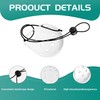 2 PCS Transparent Eye Shield, Ventilated Eye Shield After with