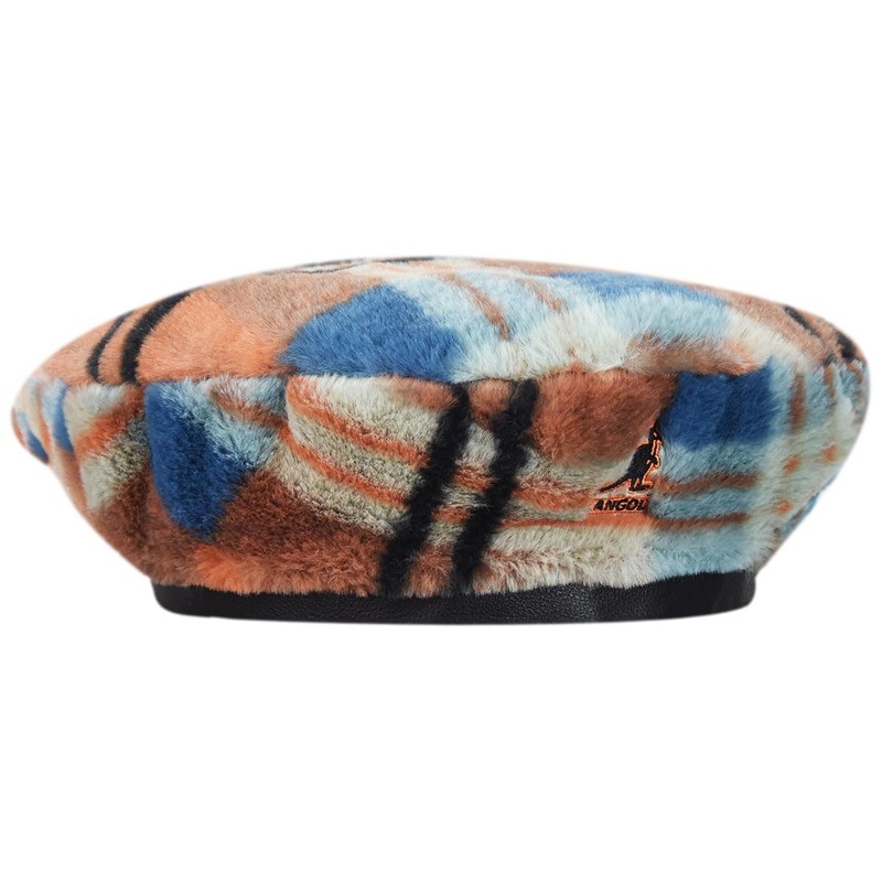 Kangol Faux Fur Beret Women's Basque Winter Basque, orange, M