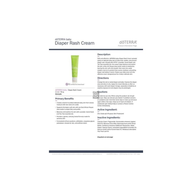 Baby Diaper Rash Cream 2 Pk