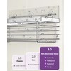 ODesign Shower Caddy 3 Pack SUS304 Stainless Steel-No Drilling-Shower Bathroom