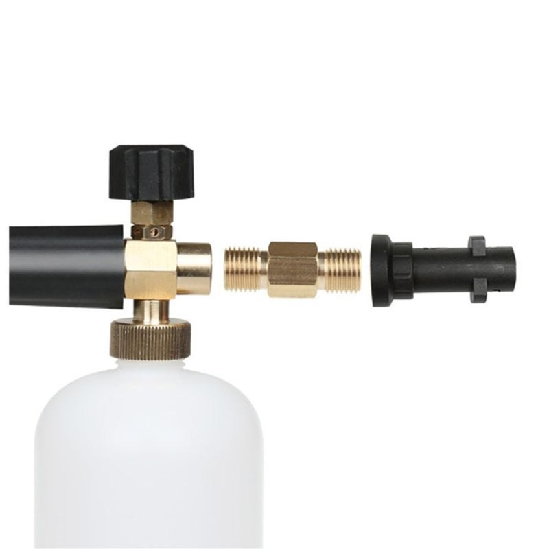 Michear Pressure Washer Gun Adapter to M22 Washer 1/4'' Brass