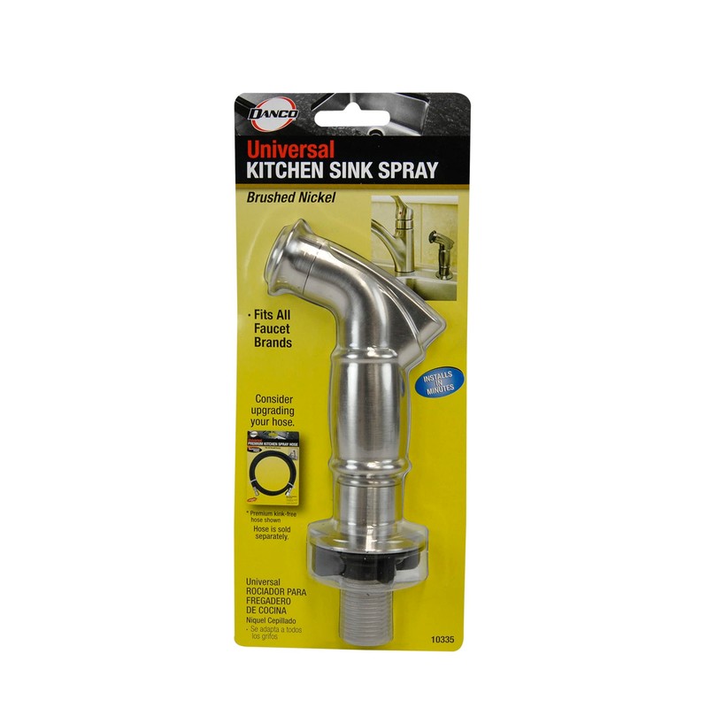 DANCO Kitchen Sink Side Spray, Brushed Nickel, 1-Pack (10335)