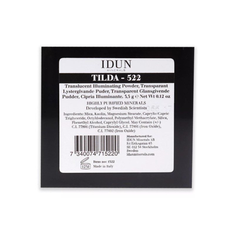 Highlighter Powder - 522 Tilda by Idun Minerals for Women