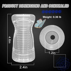 Male Mastusbafor Life Size Tight Sleeve Masterburters, Portable Soft Silica Gel Male Masterburtors Manual Men Mastusbafor Masterburators 3D Tight Sleeve Pocket Puzzy Realistic Sweater MZ5627W10