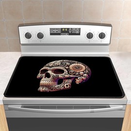 Stove Cover Stove Covers For Electric Stoves Foldable Multipurposeglass Top Protector Thick Natural Rubber Anti-Slip Coating Expands Usable Space (27.9inx20in) (skeleton)