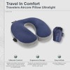 Cocoon Air Core Pillow Ultralight U-shaped Neck Support, Galaxy Blue/Grey