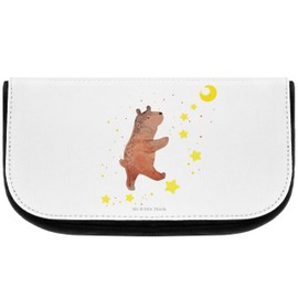 Parent-New Mr. & Mrs. Panda Cosmetic Bag Bear Dreams, White, Hand drawn
