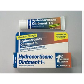 ON CONTAINER HYDROCORTISONE 1% OINTMENT 1OZ TARO