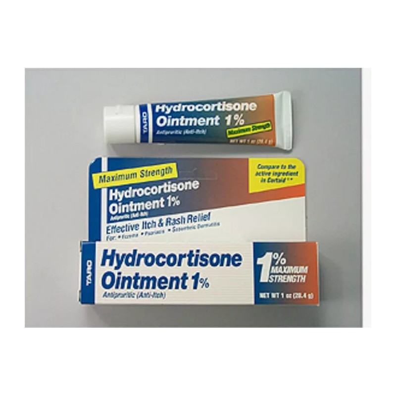 ON CONTAINER HYDROCORTISONE 1% OINTMENT 1OZ TARO