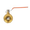 Brass Ball Valve DN40 1-1/2 Inch Shut-off Ball Valves with