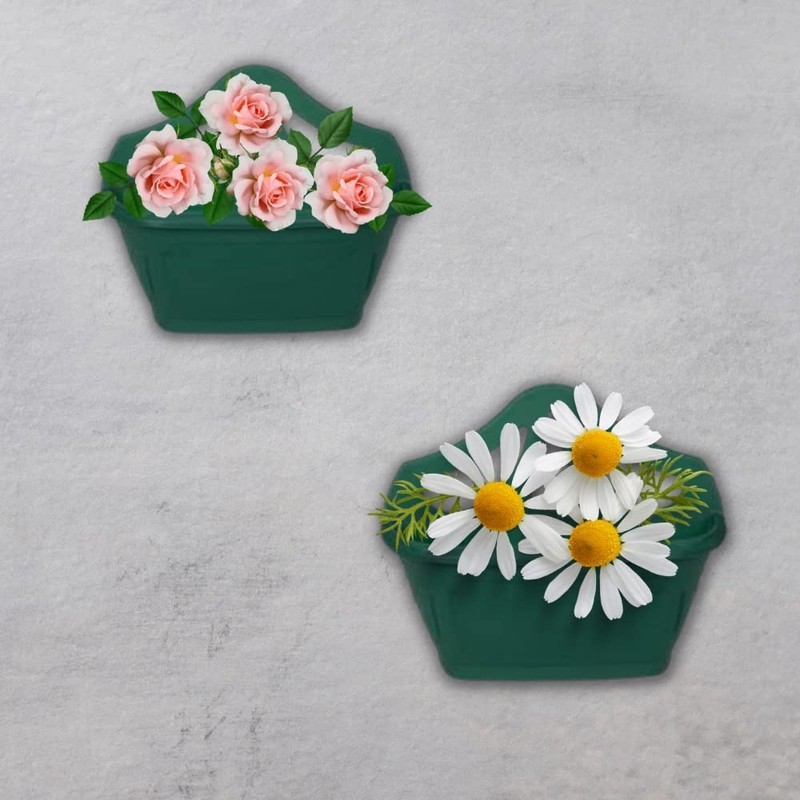 PHG Stylish Wall Flower Planters | Elegant Outdoor Plastic Planters