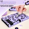 DLseego Love Heart Leopard Carrying Case for Switch 2017 Accessories