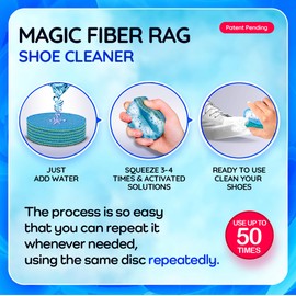 POYCHI Instant Shoe Cleaner- Shoe Eraser Shoe Soles Cleaner- Sneaker Cleaner Stain Remover Whitening- Sneaker Eraser (5 Pack)