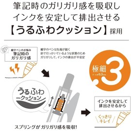 Zebra P-JJH72-VI10C-AZ Sarasa Nano Gel Ballpoint Pen Vintage Color 0.3mm Set of 10 Colors