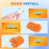 MyKEEPOW 5 Pack Reusable Duster Refill for Swiffer Hand Duster,