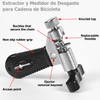 XINYUICEAN Extractor y Medidor de Desgaste para Cadena de Bicicleta,