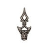 UHRIG Fence Spike Forged from Steel, Rustic Wrought Iron Decorative